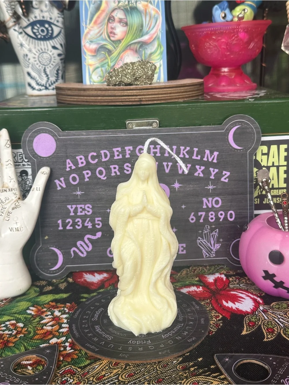 Sacred Mother Virgin Mary Prayer Candle